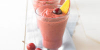 Cherries-And-Mango-smoothie-with-coconut-water